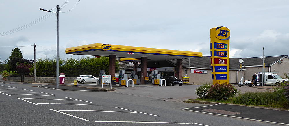 Supermarket and Petrol Station